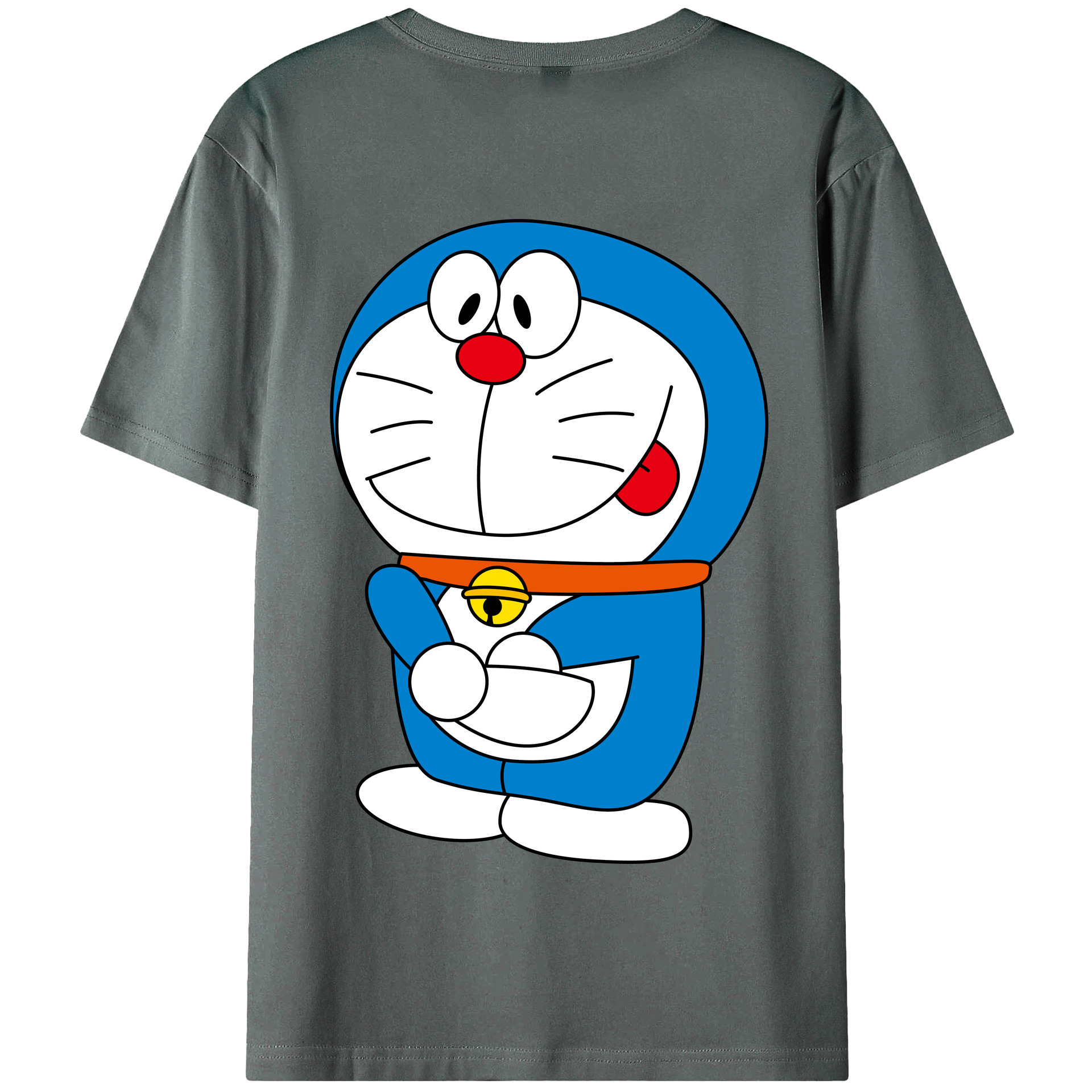 （画像用） ドラえもん Doraemon 綿100％半袖Tシャツ（背面プリント）